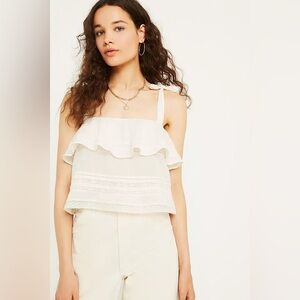 UO Coco Ruffle Lace Cami size L